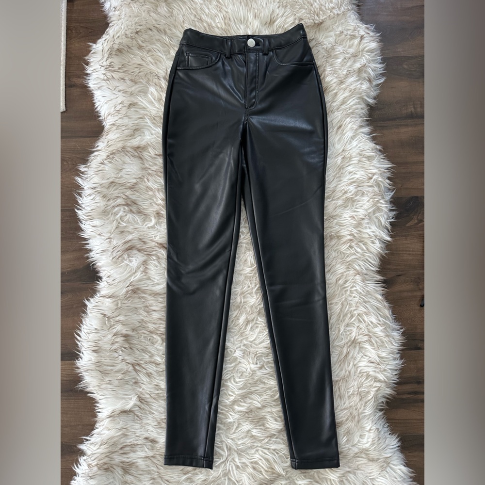 INC Faux Leather Pants - 0